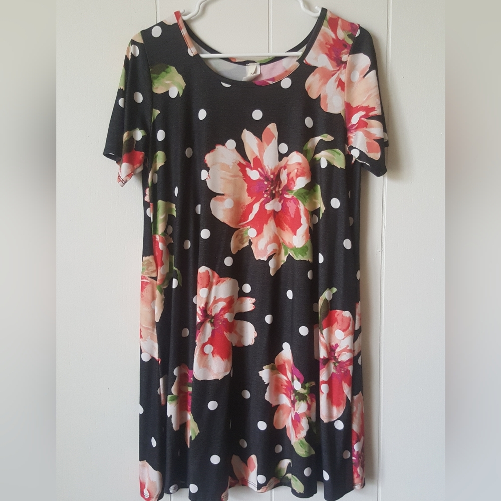 Floral mini dress